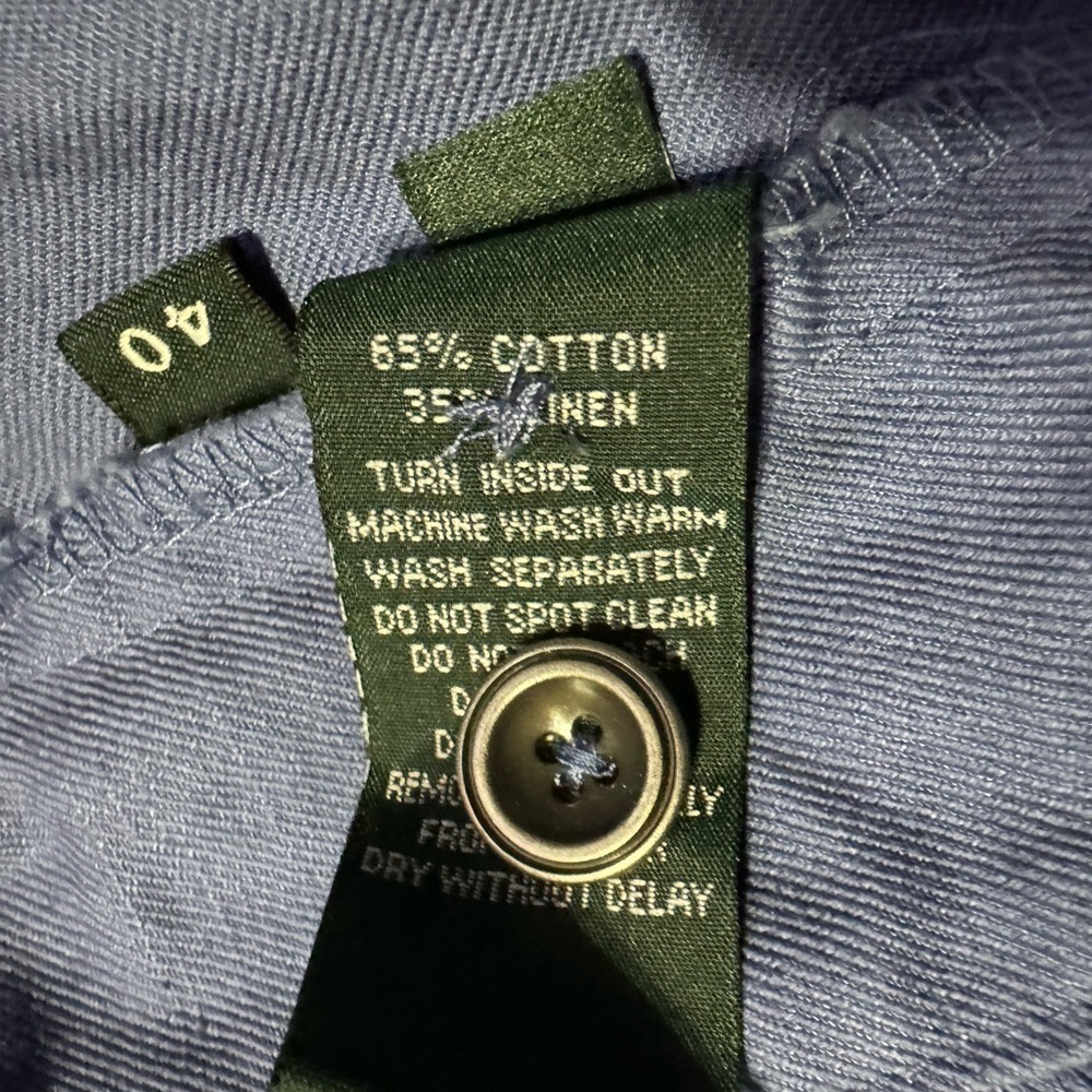 Rodd & Gunn Royal Blue Cotton Linen Blend Cargo Shorts Size 40 Item # 005813-03 - Picture 6 of 8